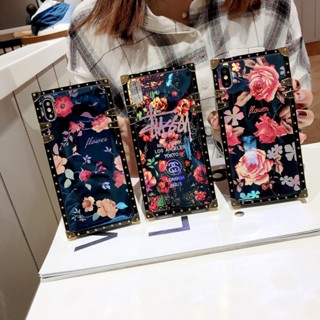 เคสโทรศัพท์มือถือ ทรงสี่เหลี่ยม กันกระแทก แต่งแสงสีฟ้า แฟชั่นหรูหรา สําหรับ Samsung Galaxy M13 F62 M62 M53 M33 M23 F23 M52 A04E A04 A02S F22 M32 4G F52 5G