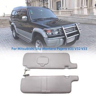 ที่บังแดดภายในรถยนต์ ด้านขวา สําหรับ Mitsubishi Sho Montero Pajero V31 V32 V33 MR734777 Mr734789