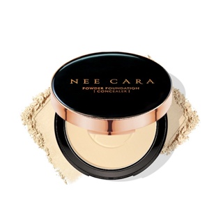 Nee Cara Concealer Powder Foundation #N604 : neecara นีคาร่า คอนซีลเลอร์ พาวเดอร์ แป้งพัฟ ผสมรองพื้น x 1 beautybakery