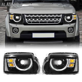 ALASKAR Defender Design Full LED ไฟหน้าโปรเจคเตอร์สำหรับ Land Rover Discovery 4 LR4 L319 2009-2016