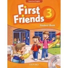 Bundanjai (หนังสือเรียนภาษาอังกฤษ Oxford) First Friends 3, American English : Students Book +CD (P)