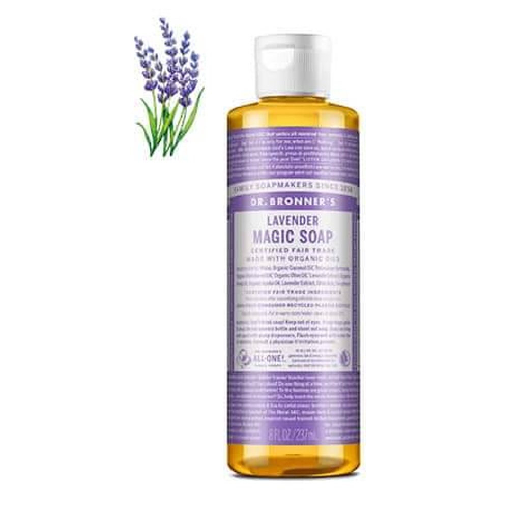 สบู่ Dr.Bronner's Magic soap ขนาด 739 ml กลิ่น Lavender Shopee Thailand