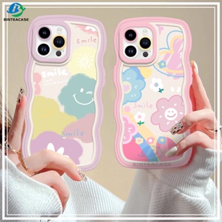 เคสโทรศัพท์มือถือ TPU ขอบลายก้อนเมฆ และดอกไม้ สําหรับ Realme C53 C55 10 C30 C31 C33 C35 C30S C21Y C25Y C11 2021 C15 C25 C17 C12 C3 C2 8i 7i 5 5i 6i 7 Pro Narzo 50A Prime 20 Pro