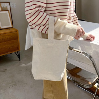 NAVEE กระเป๋าผ้าแคนวาสแฟชั่นลำลองพิมพ์ลายกระเป๋าถังเรียบง่ายสำหรับสำนักงานช้อปปิ้ง