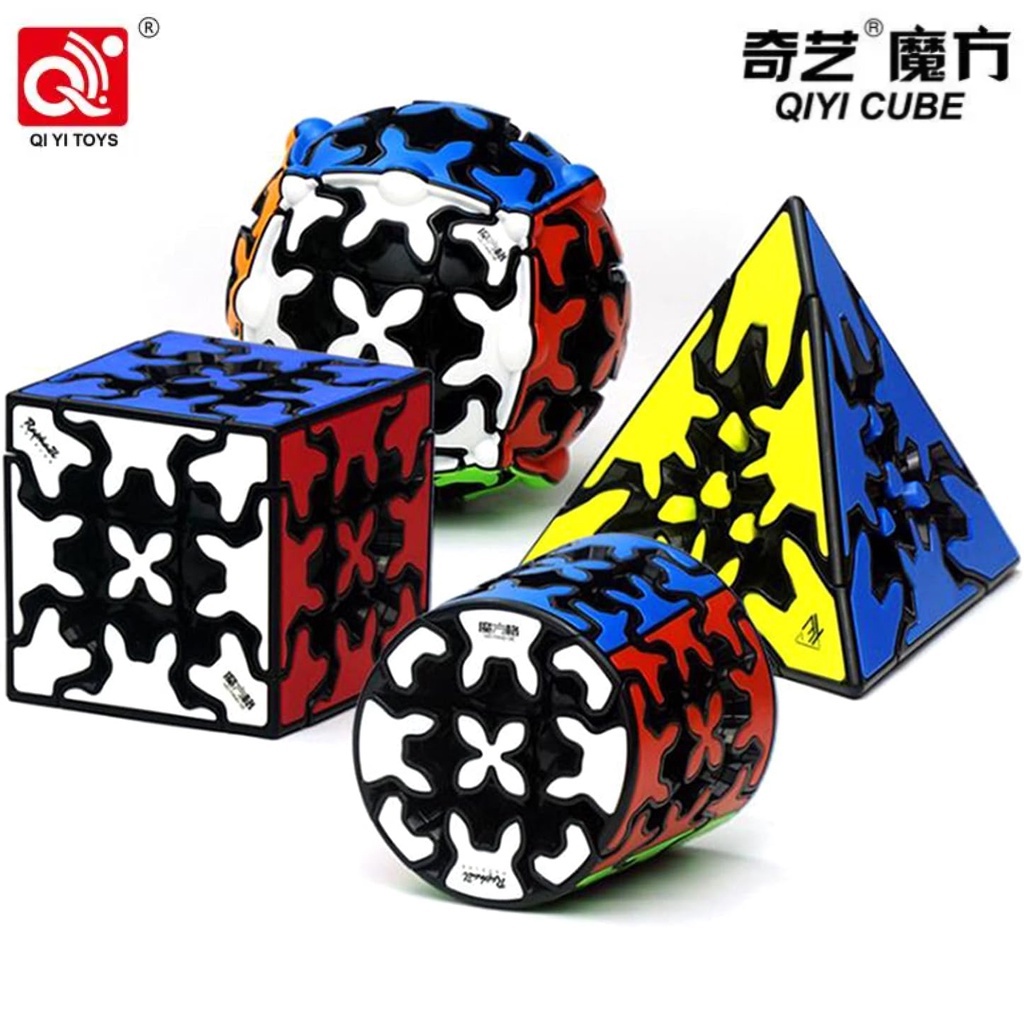 qiyi-ลูกบาศก์เกียร์เมจิก-3x3x3-ลูกบาศก์เกียร์พีระมินซ์-ทรงกระบอก-และลูกบาศก์เกียร์-ของเล่นปริศนา