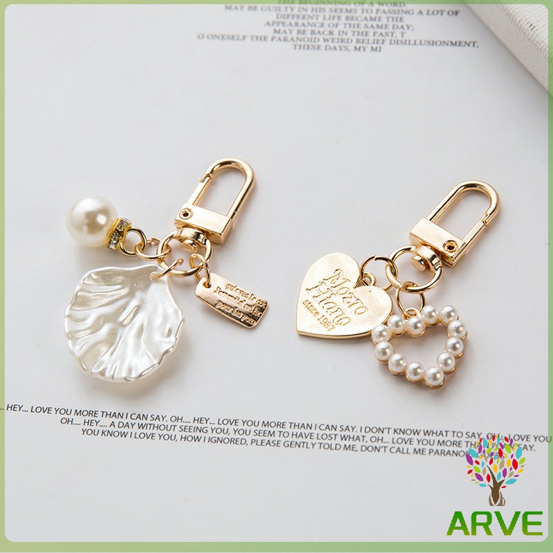 arve-พวงกุญแจรูปทรงหัวใจประดับกระเป๋า-beautiful-keychain