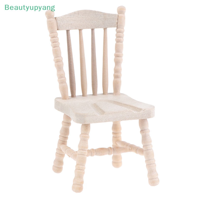 beautyupyang-โมเดลเก้าอี้ไม้จิ๋ว-1-12-อุปกรณ์เสริม-สําหรับตกแต่งบ้านตุ๊กตา