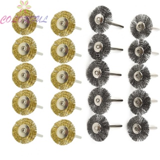 【COLORFUL】Wire Brush Diameter: 22mm Rod Diameter: 3mm Stainless Steel High Quality