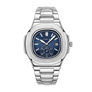 Fensir Brand Watch 2030-4 นาฬิกาข้อมือควอทซ์ กันน้ํา ทรงสี่เหลี่ยม ไม่ใช้กลไก มีปฏิทิน สําหรับผู้ชาย