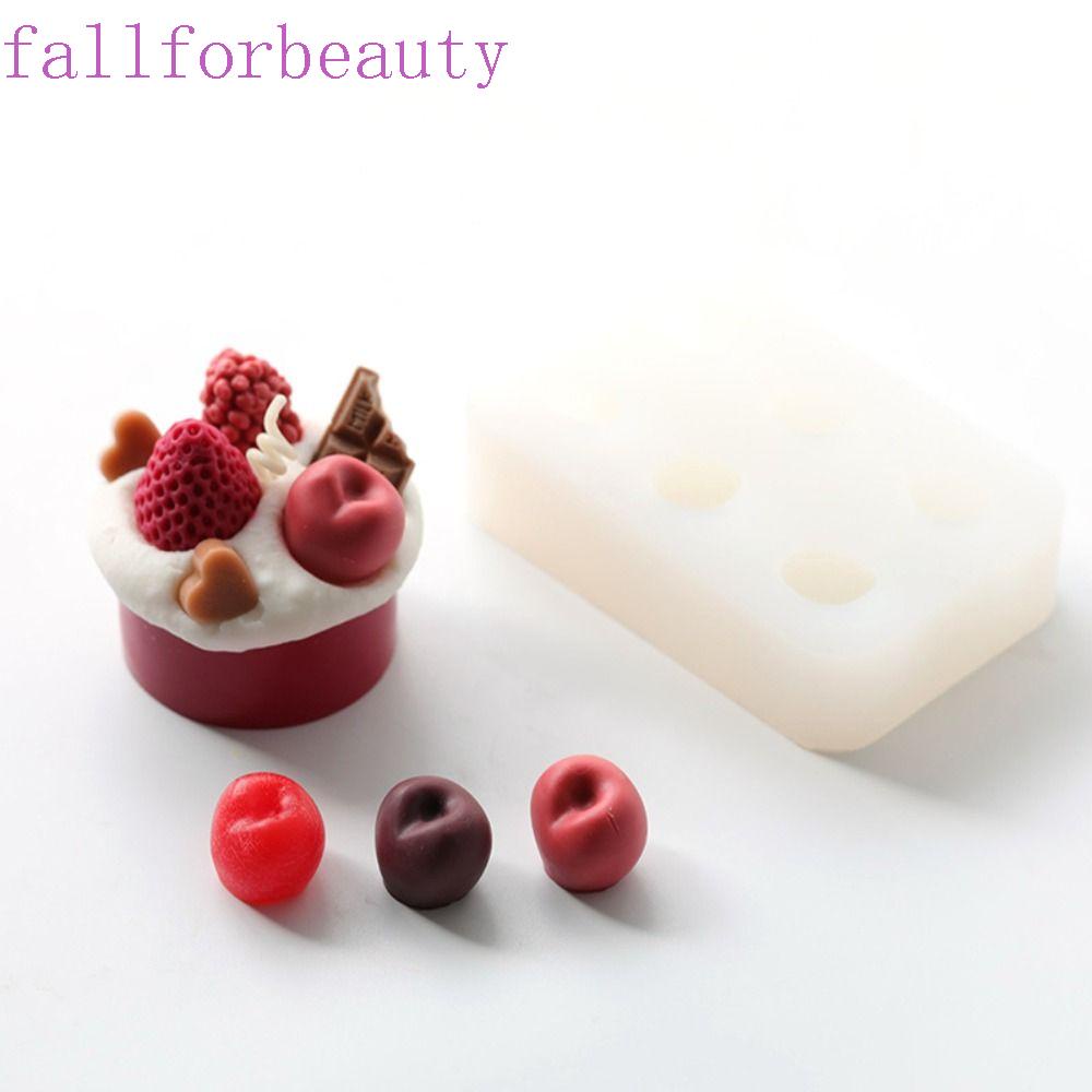 fallforbeauty-แม่พิมพ์ซิลิโคนเรซิ่น-รูปเชอร์รี่-สําหรับทําคัพเค้ก-ช็อคโกแลต-ฟองดองท์-ตกแต่งเค้ก