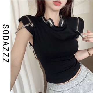 SODA - สาวฮอตสุดหวาน นุ่งสั้น ดีไซน์เก๋รับซัมเมอร์ 2023 ดีไซน์เซอร์ๆ ซิกซ์แพคสั้นสไตล์สาว street sexy