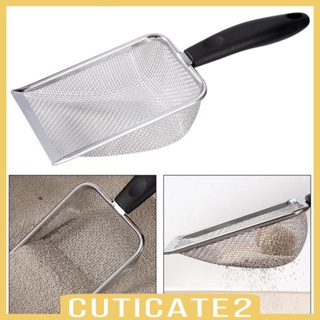 [Cuticate2] ช้อนตักทรายแมว สําหรับทําความสะอาดตู้ปลา พิพิธภัณฑ์สัตว์น้ํา กระต่าย กิ้งก่า
