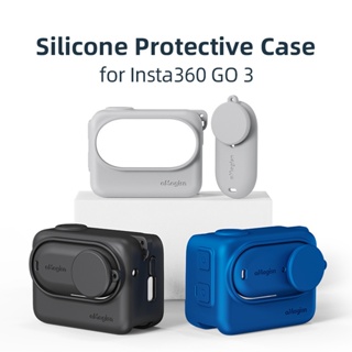 เคสซิลิโคน ป้องกันกล้องแอคชั่น 360 องศา สําหรับ Insta360 GO 3