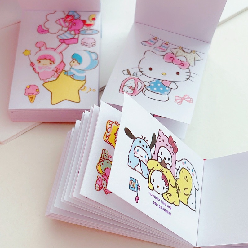 sanrio-kawaii-สติกเกอร์-ลายการ์ตูนอนิเมะ-hello-kitty-kuromi-pochacco-สําหรับตกแต่งแล็ปท็อป-เครื่องเขียน