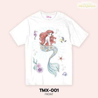 เสื้อยืดการ์ตูน The Little Mermaid ลิขสิทธ์แท้ DISNEY (TMX-001)