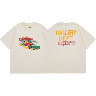 【Superfire】GALL-ERY De-p-t เสื้อยืดแขนสั้น แฟชั่นฤดูร้อน