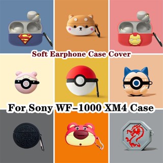 【พร้อมส่ง】เคสหูฟัง แบบนิ่ม ลายการ์ตูนอนิเมะ สําหรับ Sony WF-1000 XM4 WF-1000 XM4