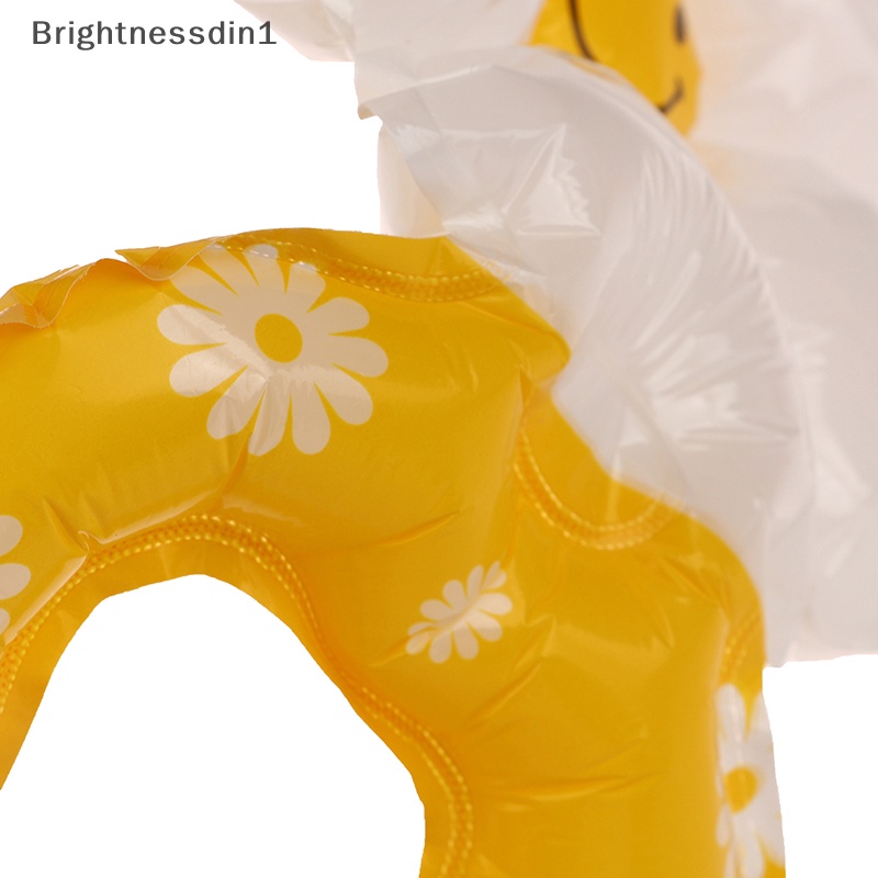 brightnessdin1-ลูกโป่งข้อมือ-ลายดอกเดซี่-ดอกทานตะวัน-สําหรับตกแต่งปาร์ตี้วันเกิดเด็ก-50-ชิ้น