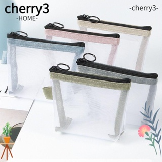 Cherry3 กระเป๋าใส่เหรียญ ขนาดเล็ก สําหรับใส่บัตรเครดิต หูฟัง 3 ชิ้น