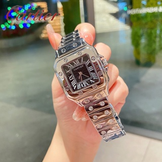 [C.R] นาฬิกาข้อมือผู้หญิง นาฬิกาข้อมือควอตซ์แฟชั่น สายแสตนเลส กันน้ํา สไตล์คลาสสิก สําหรับสตรี 72541