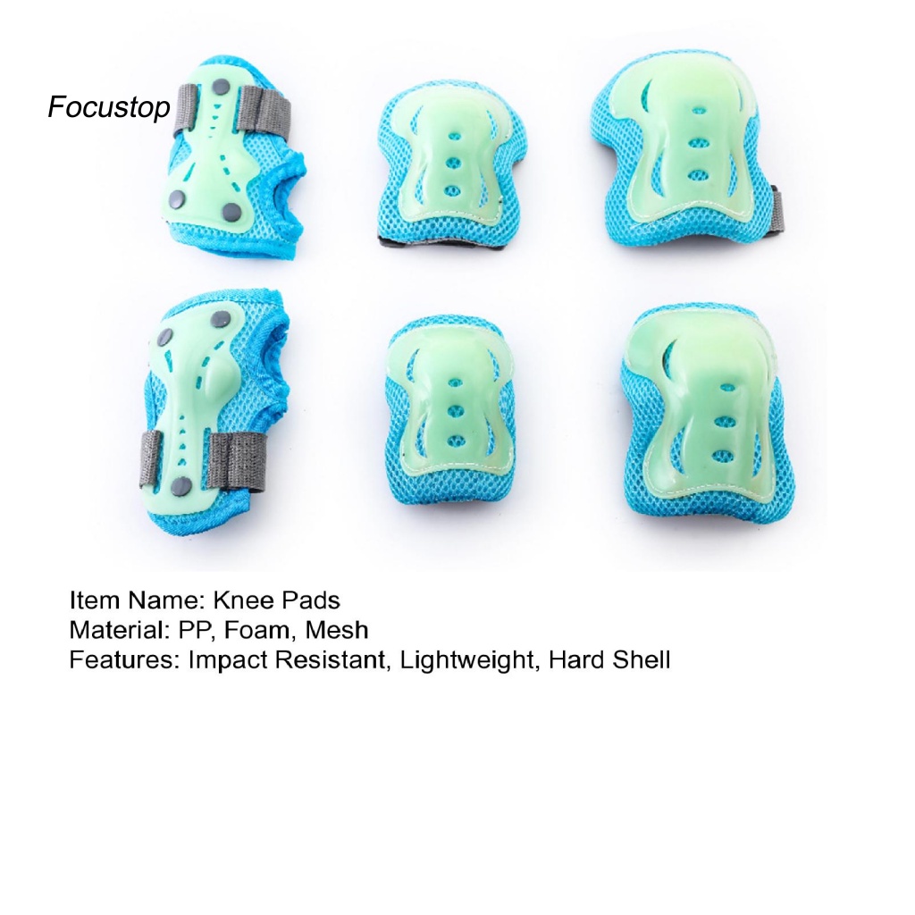 focus-สนับเข่า-สนับข้อศอก-น้ําหนักเบา-กันกระแทก-สําหรับเด็กวัยหัดเดิน-ชุดอุปกรณ์ป้องกัน-สําหรับเล่นกีฬา