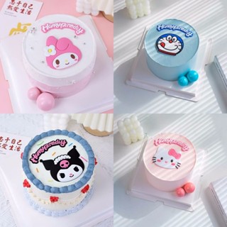 ใหม่ ท็อปเปอร์ท็อปเปอร์ ลายการ์ตูน Sanrio Doraemon Kuromi ยอดนิยม สําหรับตกแต่งเค้กวันเกิด งานแต่งงาน