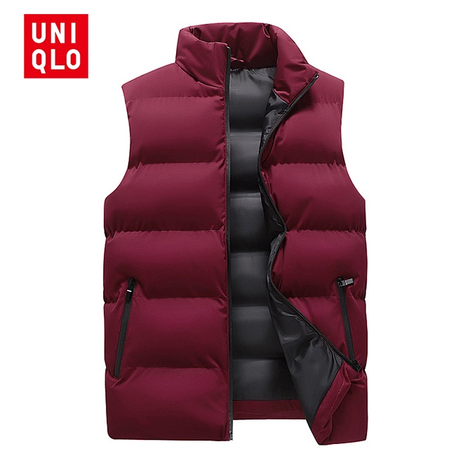 uni-qlo-m-5xl-เสื้อแจ็กเก็ตแขนกุด-ผ้าฝ้าย-แบบหนา-ให้ความอบอุ่น-สําหรับผู้ชาย