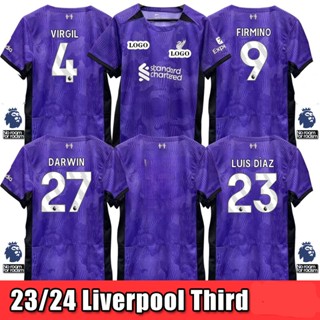 [Fans Issue] เสื้อกีฬาแขนสั้น ลายทีมชาติฟุตบอล SALAH 23 24 LIV-ERP-OOL