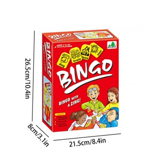 เกม Bingo บิงโกสัตว์ เกมกระดานเสริมการศึกษา สําหรับเด็ก