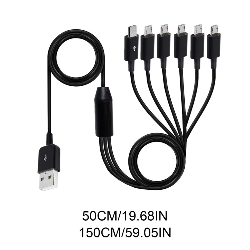 aod-สายชาร์จ-usba-ตัวผู้-เป็น-6-micro-usb-ตัวผู้-6-in-1-ชาร์จเร็ว-สําหรับ-p
