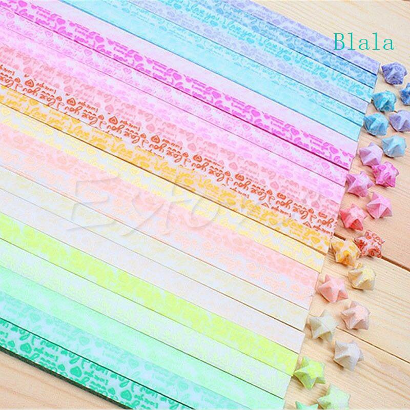 blala-ริบบิ้นกระดาษพับ-รูปดาวนําโชค-สีเรืองแสง-30-ชิ้น