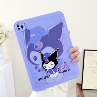 เคส TPU นิ่ม ลายการ์ตูน Samsung Galaxy Tab S7 S8 T870 X700 11.0 S7+ T970 S8+ X800 S7FE T730 12.4 S6lite P610 P615 10.4 inch ระนาบ แท็บเล็ต ปกป้องเปลือก Cute Cartoon Photo frame painting Stitch Kuromi Winnie the Pooh Kitty Doraemon Flat Plate Cover Soft TP