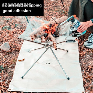 Aquarius316 Fireproof Camping Mat ฉนวนกันความร้อน Anti Scald 500 ℃ ใช้ไฟเบอร์กลาส Grill สำหรับ Outdoor BBQ