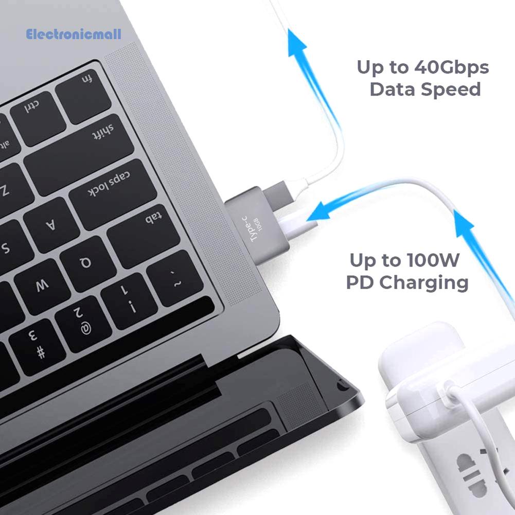 electronicmall01-th-อะแดปเตอร์เชื่อมต่อขยาย-usb-type-c-ตัวเมีย-3-เป็นตัวผู้-5k-สําหรับ-macbook-pro-air