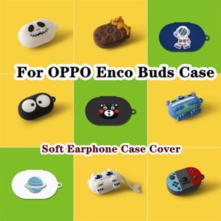 【ส่วนลด】เคสหูฟัง แบบนิ่ม ลายการ์ตูนมังกรดํา สําหรับ OPPO Enco Buds