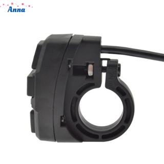 【Anna】Ebike Light Switch+Horn and Turning Light Switch Scooters Electric Bicycle Black