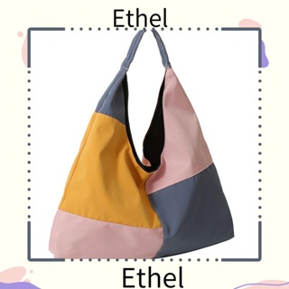 Ethel1 กระเป๋าสะพายไหล่ลําลอง ผ้าแคนวาส ความจุขนาดใหญ่ แฟชั่นสําหรับสตรี