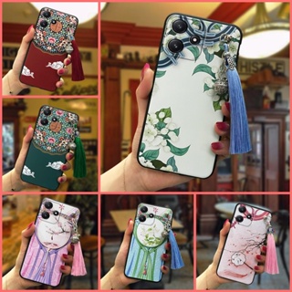 Soft case Back Cover Phone Case For Redmi Note12R tassel Chinese Style Silicone Shockproof Anti-dust Anti-knock protective