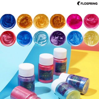 Flospring ผงสีเรซิ่น 20 มล. แบบพกพา สําหรับผู้หญิง