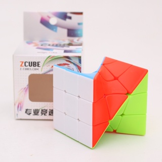 Z-cube Fanxin ลูกบาศก์บิดบิด และบิด 3x3 สติกเกอร์ความเร็ว สีสันสดใส ของเล่นปริศนามายากล