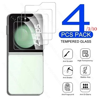 4/2/10PCS For Samsung Galaxy Z Flip 5 flip5 5G Small Screen Protective Film Tempered Glass Clear film