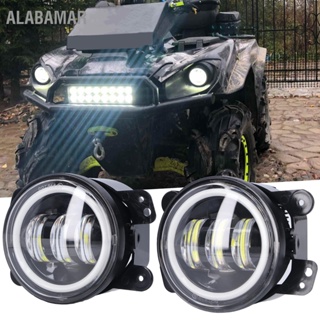 ALABAMAR Angel Eyes Light 30W 3000LM LED Front Foglight 10-30V Universal for Car Truck Van Trailer
