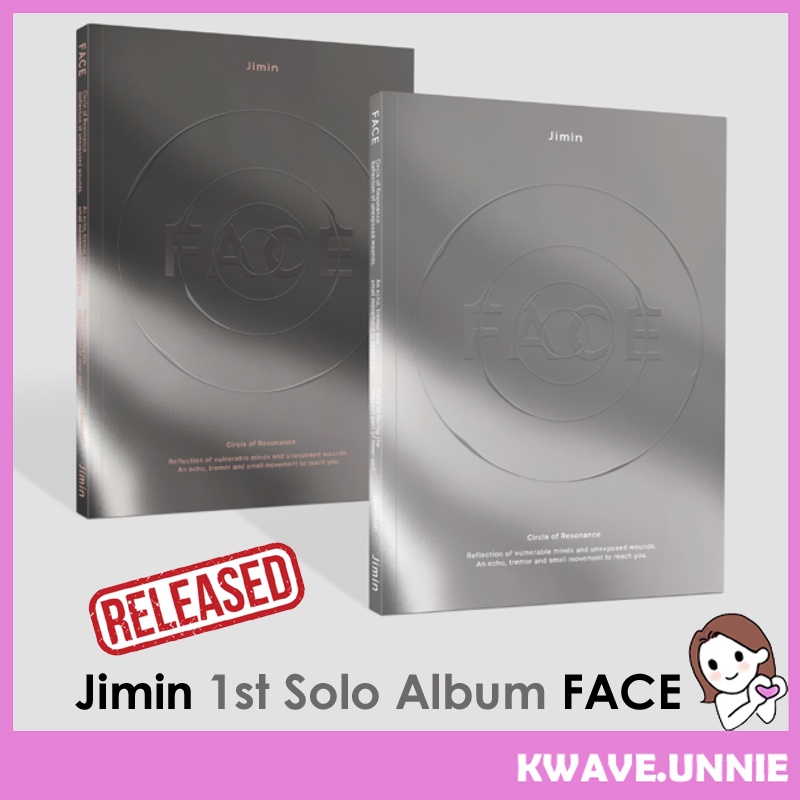 Jimin 1st Solo Album "FACE" (Invisible + Undefinable SET only) Shopee