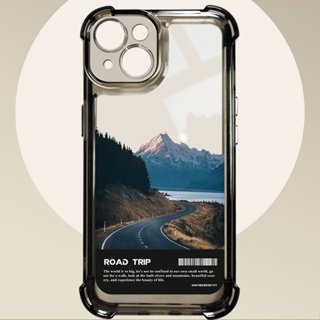 เคสโทรศัพท์มือถือแบบนิ่ม TPU ใส กันกระแทก กันรอยกล้อง ลาย Snowberg สําหรับ IPhone 11 14 13 12 Pro XS Max X XR 7+ 8 6 6S Plus