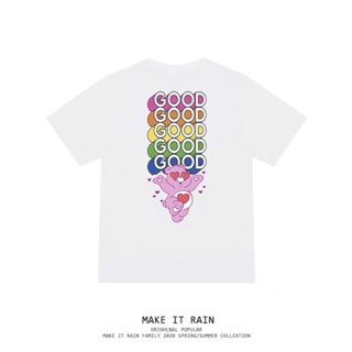 TOP CT【💘💘】(pre) เสื้อ make it rain (4) แคร์แบร์ รุ้ง rainbow care bear