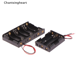 &lt;Chantsingheart&gt; กล่องเคสพลาสติก ขนาดมาตรฐาน AA/18650 พร้อมสายไฟ 3V สีดํา ลดราคา
