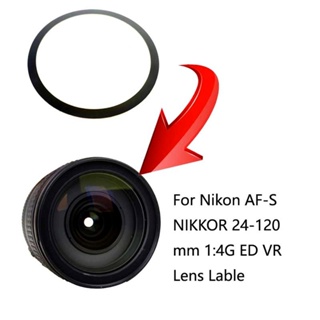 ใหม่ สติกเกอร์ฉลากโลโก้ เลนส์กล้องดิจิทัล สําหรับ Nikon AF-S NIKKOR 18-105 มม. 70-300 มม. VR 24-120 มม. 1:4G ED VR 1 ชิ้น