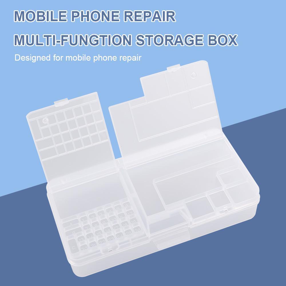 daron-กล่องเก็บเครื่องมือซ่อมแซมโทรศัพท์-abs-ทนทาน-สําหรับชิ้นส่วน-ic-สมาร์ทโฟน
