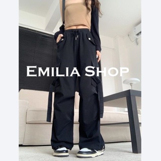 EMILIA SHOP  กางเกงขายาว กางเกงเอวสูง ผู้หญิงสไตล์เกาหลี Y2K เสื้อผ้าแฟชั่นผู้หญิง 2023 ใหม่  Trendy สไตล์เกาหลี ทันสมัย Chic A20M03J 36Z230909