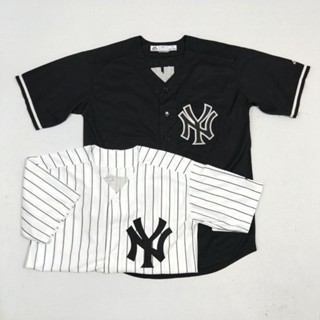 เสื้อกีฬาเบสบอลแขนสั้น ลายทีม Jersey Jersey Jersey สไตล์ฮิปฮอป เรโทร พลัสไซซ์